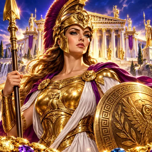 Almighty Athena Empire pokie cover art